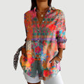 Alma - Blouse met kleurrijke print
