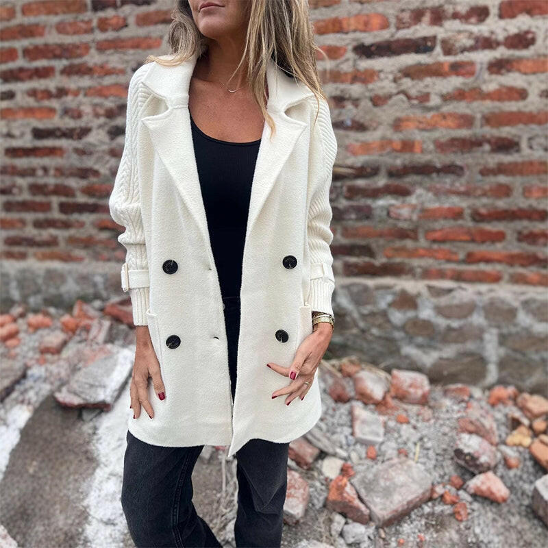 Isaline™ | Manteau mi-long à double boutonnage