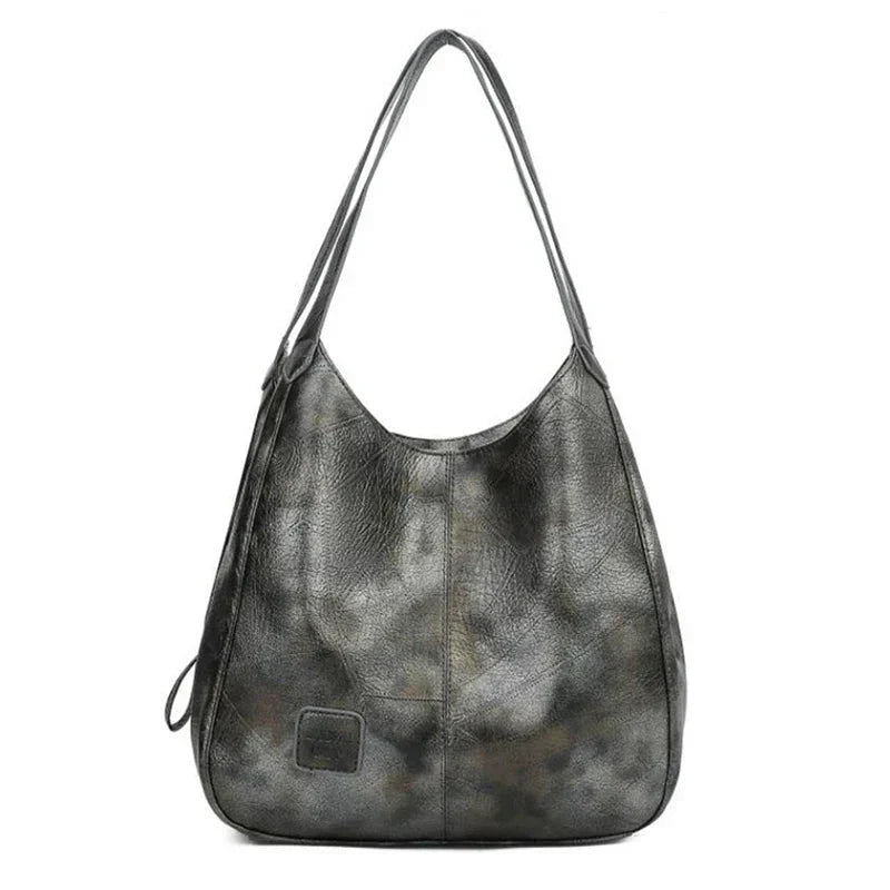 Bożena - Sac à main en cuir élégant au style vintage