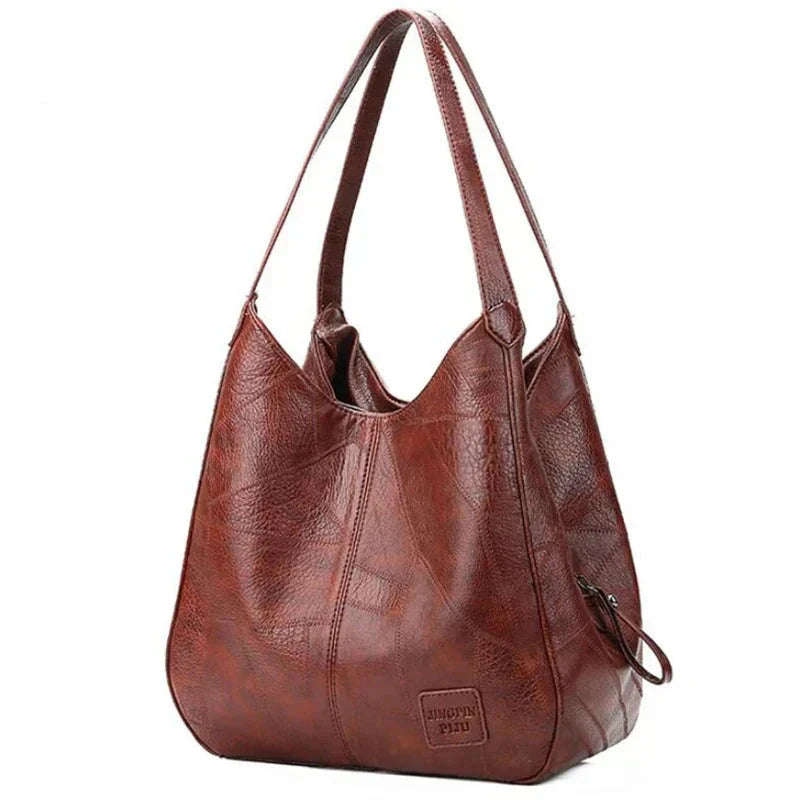 Bożena - Sac à main en cuir élégant au style vintage