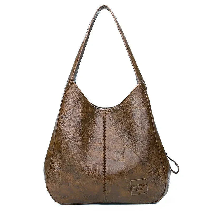 Bożena - Sac à main en cuir élégant au style vintage