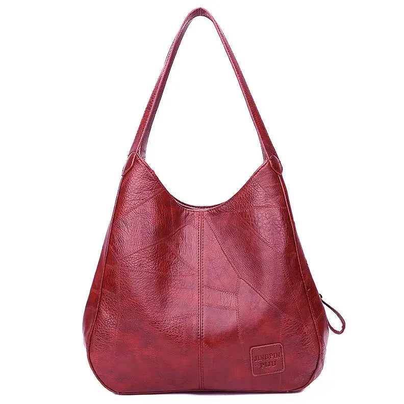 Bożena - Sac à main en cuir élégant au style vintage