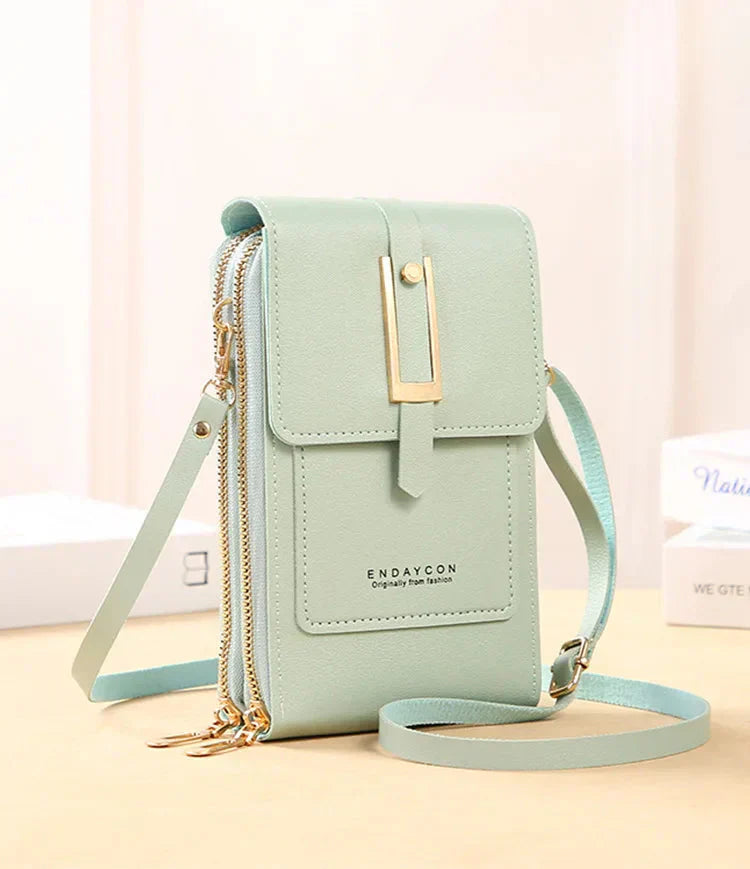 Grażyna - Sac en cuir élégant pour téléphone portable