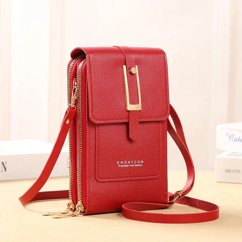 Grażyna - Sac en cuir élégant pour téléphone portable
