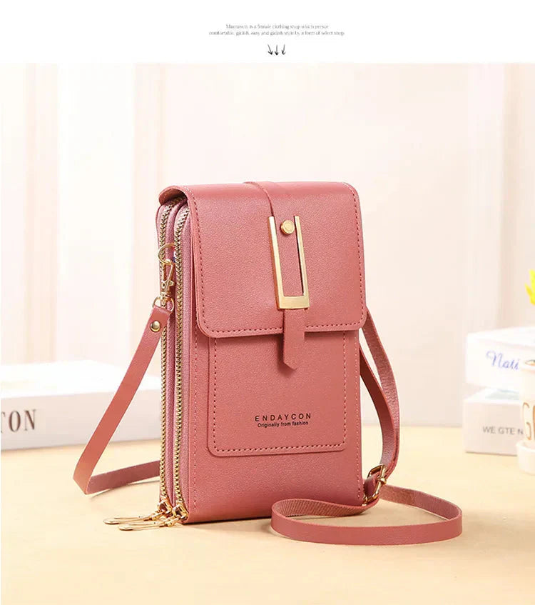 Grażyna - Sac en cuir élégant pour téléphone portable