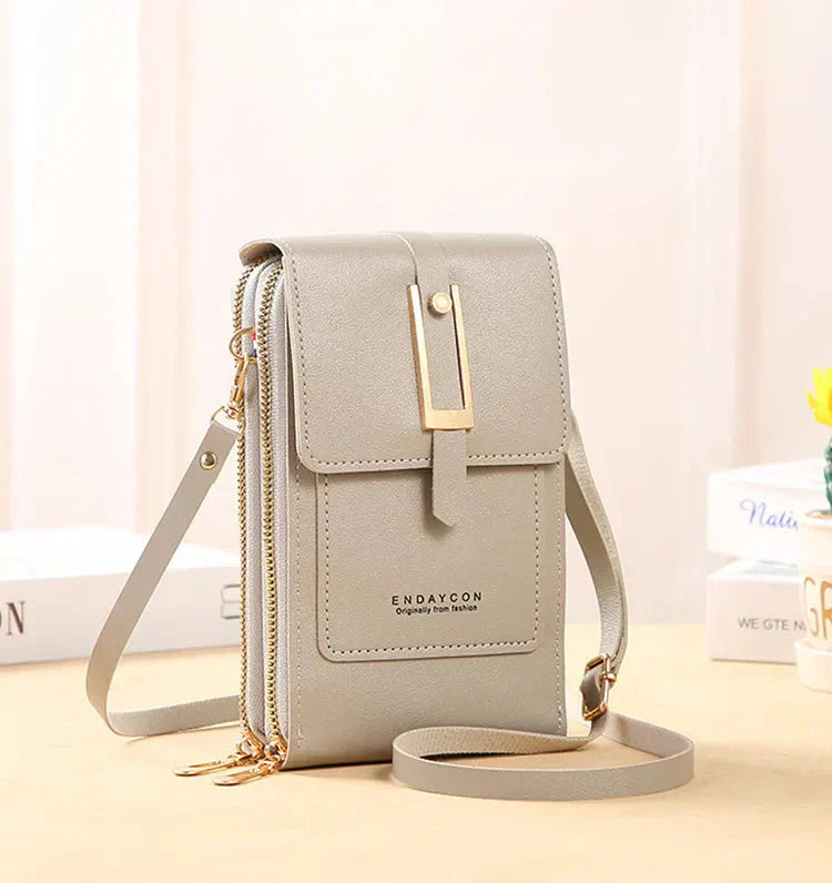 Grażyna - Sac en cuir élégant pour téléphone portable