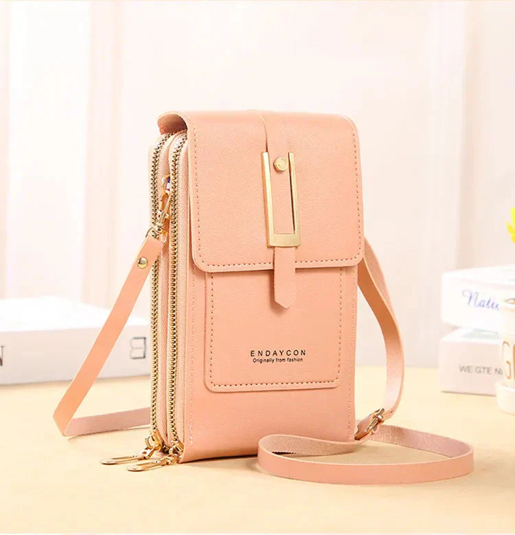 Grażyna - Sac en cuir élégant pour téléphone portable