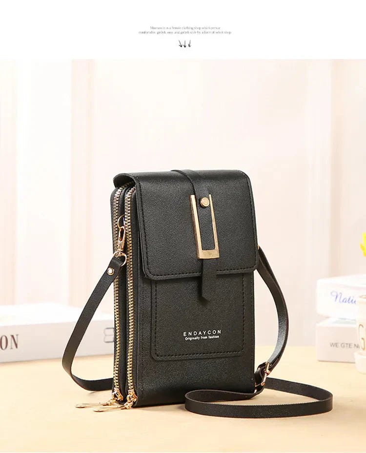 Grażyna - Sac en cuir élégant pour téléphone portable