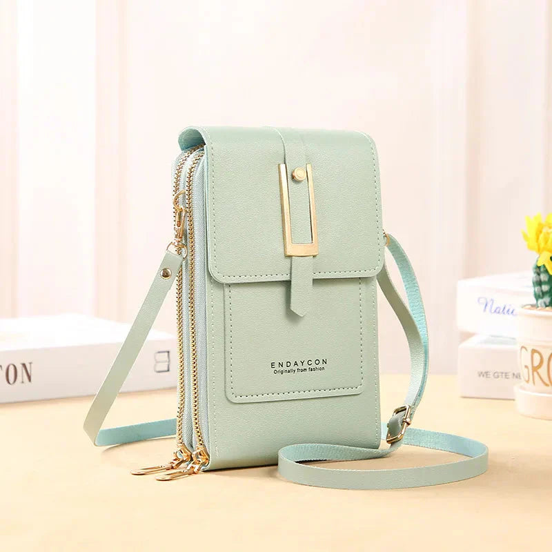 Grażyna - Sac en cuir élégant pour téléphone portable