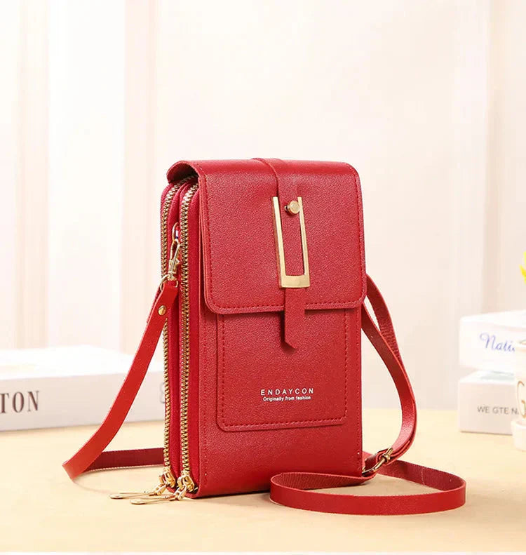 Grażyna - Sac en cuir élégant pour téléphone portable