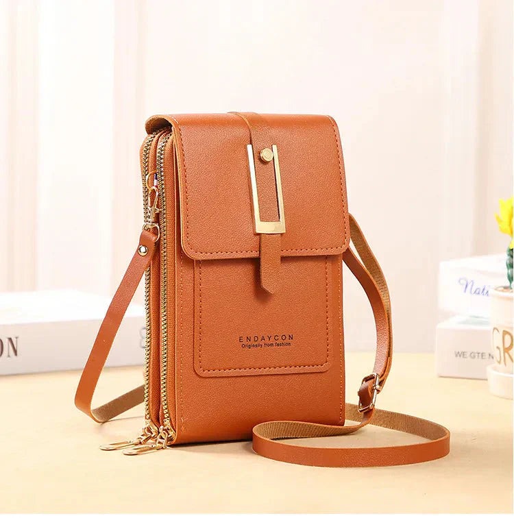 Grażyna - Sac en cuir élégant pour téléphone portable