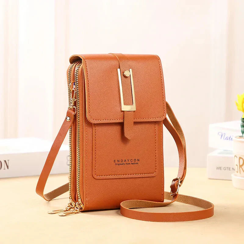 Grażyna - Sac en cuir élégant pour téléphone portable