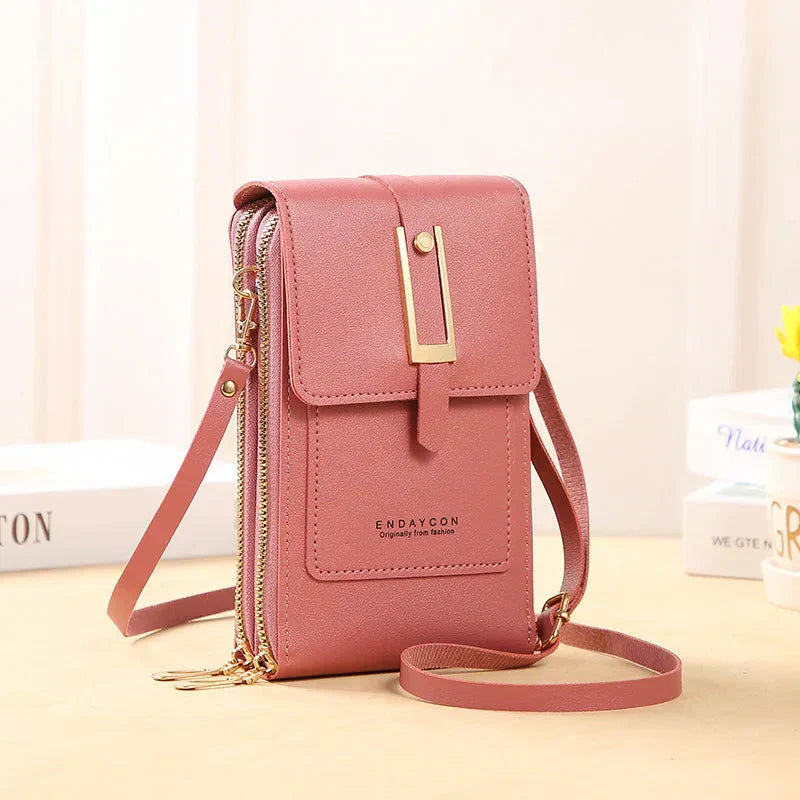 Grażyna - Sac en cuir élégant pour téléphone portable