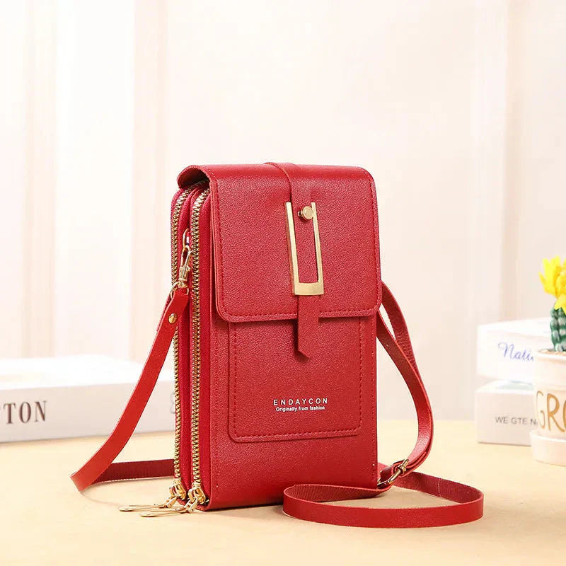 Grażyna - Sac en cuir élégant pour téléphone portable
