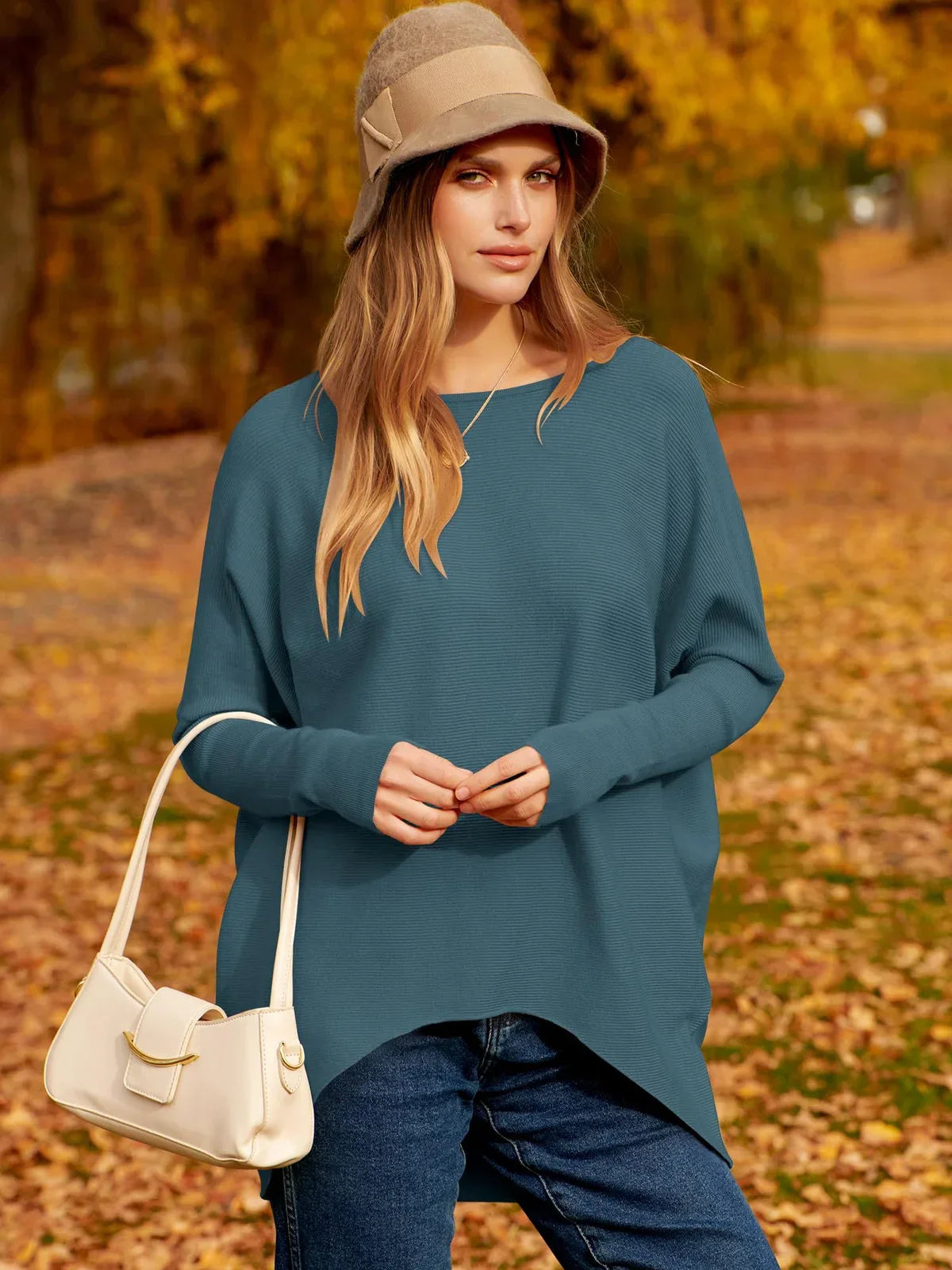 Élise™ – Pull Oversize Élégance Décontractée